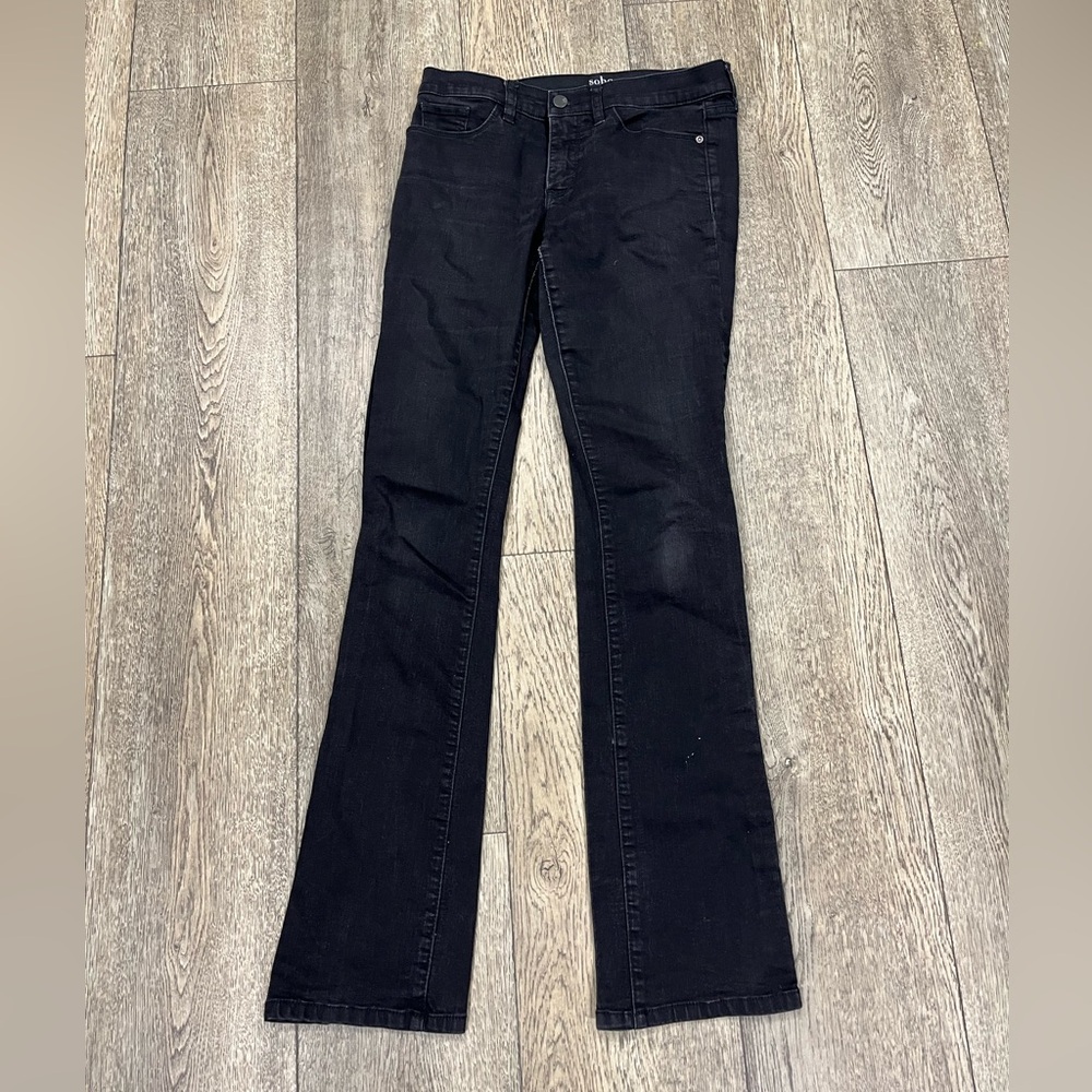 Soho Black Jeans Boots Cup